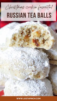 Russian Tea Balls | Favorite Christmas Cookie Recipe Russian Snowball Cookies, Betty Crocker Snowball Cookies, Almond Snow Ball Cookies, Snow Cookies Recipe, Cake Box Christmas Cookies, Snow Ball Cookies Recipes, Snow Balls Cookies, Sallysbakingaddiction Cookies, One Bowl Cookies