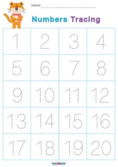 letter tracing Numbers Tracing Printables Free, Tracing Numbers Free Printable, Teaching Numbers Preschool, Number Tracing Printables Free, Numbers Preschool Worksheets, Number Worksheets For Preschool, Numbers Free Printable, Trace Numbers, Number Tracing Worksheets