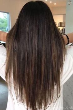 Balayage Straight, Balayage Straight Hair, Blond Balayage, Brunette Balayage, Long Brunette, Hair 2018, Long Brown Hair, Hair Color Highlights, Trendy Hair Color