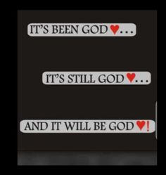 two stickers that say it's been god, it's still god and it will be god