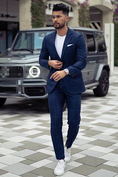 Suit For Groom, Prince Suit, Stylish Mens Suits, Blazer Outfits Men, Mens Business Casual Outfits, Groom Suit