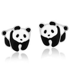 PRICES MAY VARY. ◆ FASHION STYLE ◆Stunning and graceful sterling silver stud earrings will catch everyone’s attention. You can gift this dainty panda jewelry for women to any animal lover. Colored stud earrings are more likely to show your best look. Enamel stud earrings are modern, trendy, and stylish enough to wear on any special occasion. ◆ PACKAGING GIFT ◆ These trendy Aeravida stud earrings are gently packed and ready to gift to someone special. Animal stud earrings are the best gift for fr Panda Earrings, Panda Jewelry, Enamel Stud Earrings, White Studs, Stud Earrings Silver, Packaging Gift, Sterling Silver Stud Earrings, Bear Design, Silver Stud Earrings