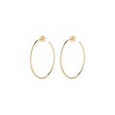 Fine Hoops | 1" Skinny Hollow Hoops – Jennifer Fisher Polished Fine Jewelry Hoop Earrings For Everyday, Fine Jewelry Polished Hoop Earrings For Everyday, Everyday Fine Jewelry Hoop Earrings With Polished Finish, Fine Jewelry Small Hoop Earrings For Everyday, Everyday Polished Hoop Earrings In Fine Jewelry Style, Small Yellow Gold Hoop Earrings For Everyday Luxury, Yellow Gold Polished Hoop Earrings For Everyday, Everyday Polished Yellow Gold Hoop Earrings, Everyday Yellow Gold Polished Hoop Earrings