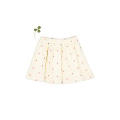 The Terry Skirt - Butter Flower Skirt Lovely Littles Twirly Skirt, Full Circle, Elastic Waist, Butter, Elastic, Skirt