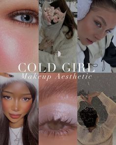 Cold girl makeup aesthetic for this time of year ❄️ . #coloranalysis #coldgirlmakeup #colouranalysis Am Cold Makeup, Bright Winter Outfits