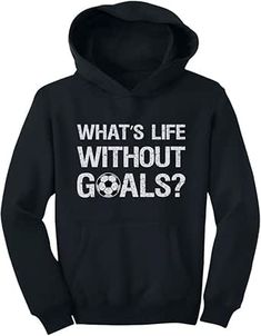 What's Life Without Goals Hoodie Gifts for Boys Girls Players Soccer Youth Kids Hoodies Youth Soccer, What Is Life About, Gifts For Boys, Kids Hoodie, Boy Or Girl, Soccer, Street Wear, How To Wear, Gifts