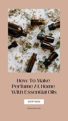 How To Make Perfume At Home With Essential Oils | Torey Noora | In this post I share what it takes to customize your own perfume with essential oils and also share some recipe ideas | click to read more Perfume With Essential Oils, Make Perfume, Homemade Perfume, Long Lasting Perfume, Unique Fragrance, Essential Oil Perfume