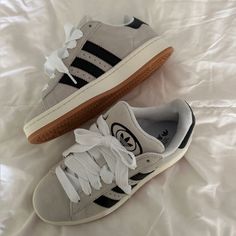 Never Worn Adidas Campus 00s Crystal/White/Black Size 5.5, Bought Off Of Stockx And Was Too Small Adidas Campus 00, Campus 00, Campus Adidas, Adidas Campus 00s, Creative Shoes