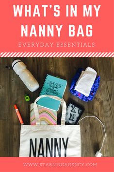 what's in my nanny bag? everything you need to know about it