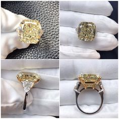 Yellow Diamonds, Yellow Diamond Rings, Yellow Jewelry, Gorgeous Engagement Ring, Diamond Jewelry Designs, Gold Jewellery Design Necklaces, Classic Engagement Rings, Beautiful Engagement Rings