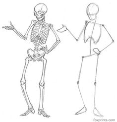 a drawing of two people standing next to each other