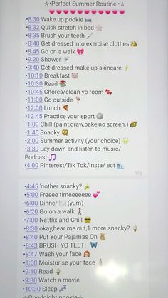 #routine Summer Morning Routine, School Routine For Teens, Daily Routine Schedule, Summer Morning, Netflix And Chill, Girls Weekend