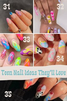 Trendy Nail Ideas for Teens {+ Thoughts on Acrylics} momma teen Gel Nails Ideas, Nail Inspired, Pink Tip Nails, Teen Nails, Cute Pink Nails, Cute Nails For Fall, Nails Aesthetic