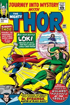 the mighty thor comic cover from 1970