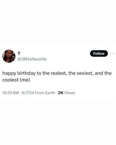 the tweet has been posted to someone on their twitter account, which reads happy birthday