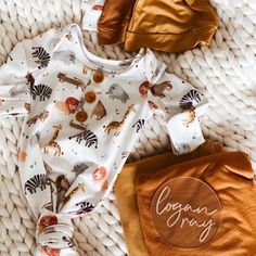 Cute Newborn Outfits | Caden Lane Girl Safari Party, Baby Coming Home Outfit, Orange Blossoms, Toddler Blanket, Safari Party, Gowns For Girls, Hat Set, Coming Home Outfit