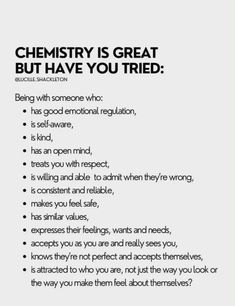 a poster with the words,'chemistry is great but have you tried? '