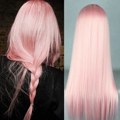 70cm Light Pink Cosplay Wig SE6470 – SANRENSE White Ombre Hair, Pink Cosplay, Long Pink Hair, Pink And Black Hair, Light Pink Hair, Pink Blonde Hair, Scene Girl, Brown Ombre Hair, Pastel Pink Hair