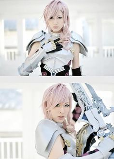 Lightning.  usually i disregard cosplay for any character or game i dont like but this was too good to over look Lightning Ff13, Ffxiii Lightning, Lightning Ffxiii, Awesome Cosplay