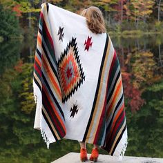 Mexican Throw Blanket, Hanging Sofa, Southwestern Rugs, Yoga Home, Home Camping, Indian Blankets, Heavy Blanket, Camping Beach, Old Sofa