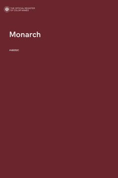 the cover of monarch, featuring an image of a man in a suit and tie