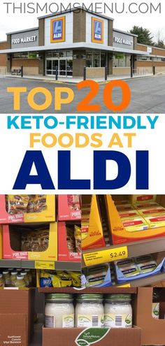 Keto At Aldi, Shopping At Aldi, Low Carb Foods, Aldi Shopping, Eating Keto, Keto Diet List, Keto Grocery List