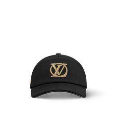 LOUIS VUITTON® - Lv City Cap - Black Luxury Embroidered Logo Snapback Baseball Cap, Luxury Embroidered Snapback Baseball Cap, Luxury Snapback Baseball Cap With Embroidered Logo, Luxury Logo Baseball Cap With Curved Brim, Luxury Baseball Cap With Curved Brim And Logo, Designer Black Baseball Cap With Curved Brim, Luxury Logo Snapback Hats, Luxury Snapback Hat With Logo, Luxury Snapback Hat With Embroidered Logo