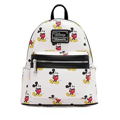 Loungefly Mini Disney Character Faux Leather Backpack | WDMBK – Bag King Lounge Fly Backpack, Lounge Fly, Classic Mickey Mouse, Mini Backpack Purse, Loungefly Bag