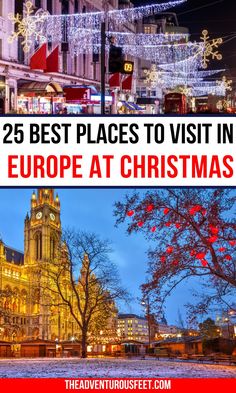 the best places to visit in europe at christmas time