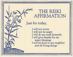 Energy Healing Reiki, Just For Today, Light Work, Quotes Thoughts, Positive Self Affirmations, New Energy, Spiritual Healing, Reiki Healing, Daily Affirmations