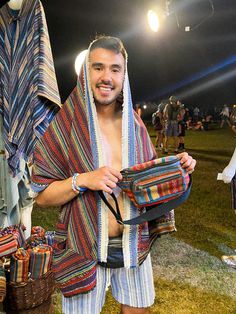 Wearable Throw - Festival - Color of Heat Festival Blanket, Wrap Fabric, Half Jacket, Recycling Programs, Kit Bag, Broken Chain, Together We Can, Fine Fabric, Fast Fashion