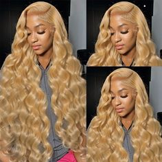 PRICES MAY VARY. [Honey Blonde HD Lace Front Wig Human Hair Material]: honey blonde wig human hair made from 12A premium brazilian unprocessed virgin human hair. no shedding, no tangle. glueless wigs human hair without any synthetic or animal hair mixed. [Honey Blonde Lace Front Wig Human Hair Advantage]: 13x4 ear to ear hd transparent lace front wigs human hair. fits well with any skin tone, can be blend easily, baby hair around to give you the natural looking. soft & comfortable hair,can be dy Honey Blonde Wig, Brazilian Hair Bundles, Hair Body Wave, Blonde Lace Front Wigs, Lace Front Wigs Human Hair, Wig Human Hair, Wigs Human Hair, Wig Making, Blonde Wig