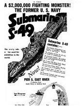 an advertisement for submarines in the u s navy, with information about how to use it