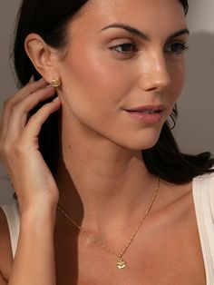 Calling all cowboy lovers — you need these gold earrings! Not only are these perfect for all of your coastal cowgirl looks, but our Cowboy Hat Stud Earrings will easily become an everyday staple in your earring stack. Complete your stack with our Cowboy Hat Huggies and shop the full collection here. Tarnish Resistant Adjustable Drop Earrings, Chic Jewelry With Matching Earrings, Uncommon James, Earring Stack, Cowgirl Look, Coastal Cowgirl, Earrings In Gold, Jewelry Cleaner, Cowboy Hat