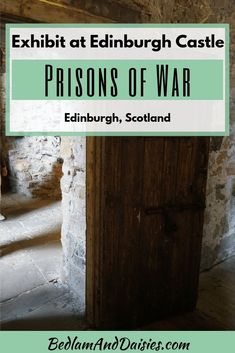 One of the exhibitions at Edinburgh Castle is Prisons of War. It is a re-creation that shows what life was like for the prisoners of war. Edinburgh Castle, Castle House, Let Your Light Shine, Interesting History, What Is Life About, Wonderful Places, Travel Around The World