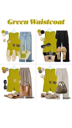 Green Waistcoat Outfit Combination Green Waistcoat Outfit, Green Waistcoat, Waistcoat Outfit, Fashion Mistakes, Outfit Combinations, Style Mistakes, 10 Pounds, Summer Outfits Women