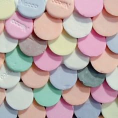 pastel Necco shingles! Pastel Design, Pastel Palette, Colour Blocking, Color Pastel, Color Crush, Gingerbread Houses, Pastel Colours, Pretty Pastel