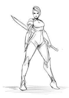 Female Action Poses, Samurai Drawing, Dynamic Poses Drawing, Action Poses Drawing, Warrior Drawing, Random Girl, Anime Drawing Books, Random People