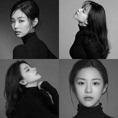 photoshoot Turtleneck Photoshoot Ideas, Black Turtleneck Photoshoot, Asian Photoshoot Ideas, Korean Profile Photoshoot, Korean Photoshoot Studio, Korean Photoshoot Concept, Korean Photoshoot Ideas, Creative Photoshoot Ideas Studio, Yunjin Photoshoot