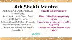 Adi Shakti Mantra: Manifest Your Divine Femininity Shakti Mantra, Shakti Mudra, Indian Heroes, Ancient Yogi, Meditation Routine, Popular Yoga Poses, Adi Shakti, Shri Yantra