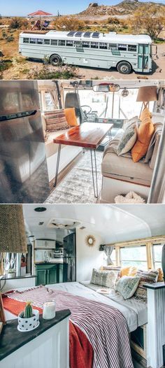 Skoolie With Dogs, Bus House Ideas, Skoolie Bedroom, Skoolie Interior, Small Travel Trailer Remodel, Skoolie Living, Room Kitchenette, Small Travel Trailer, Skoolie Life