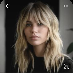 Shag Haircut With Fringe Bangs, Long Bangs With Medium Hair Straight, Lob With Heavy Bangs, Shag Fine Straight Hair, Fringe Hairstyles 2024, Curtain Fringe Medium Hair, Fringe Layered Haircut, Fringe Bangs 2024, Different Fringe Styles