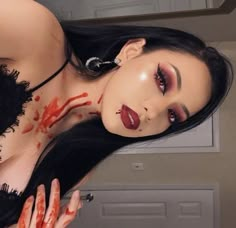 Holloween Makeup, Vampire Halloween Costume, Cute Halloween Makeup, Halloween Makeup Pretty