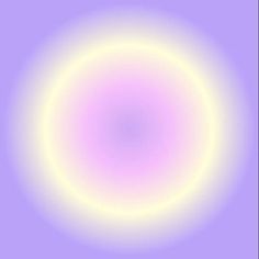 an abstract circular design in pink and yellow on a light purple background with white center