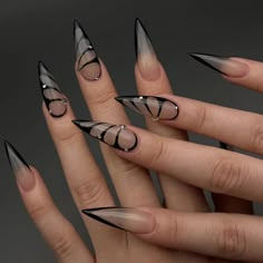 Unghie Sfumate, Manicure Tips, Stiletto Nails Designs, Nailed It, Artificial Nails, Chrome Nails, Gel Manicure