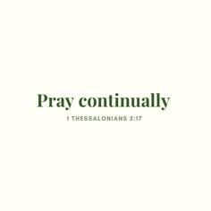 the words pray, pray and pray in green on a white background with an image of a