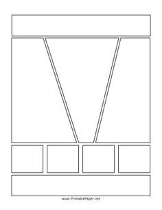 a drawing of a window with four panes on each side and three windows in the middle