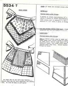 an old fashion sewing pattern for a skirt and top with buttons on the front, from a 1950's catalog