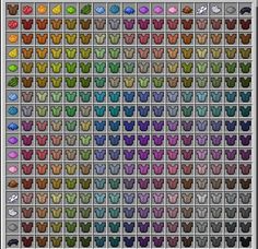 an image of the different colors of butterflies