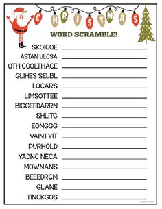 Christmas Word Scramble.pdf | Powered by Box Christmas Teacher Activities, Christmas Unscramble Words, Christmas School Activities, Christmas Activities For Teens, Christmas Worksheet, Christmas Eve Games, Classroom Christmas Activities, Christmas Word Scramble, Christmas Puzzles